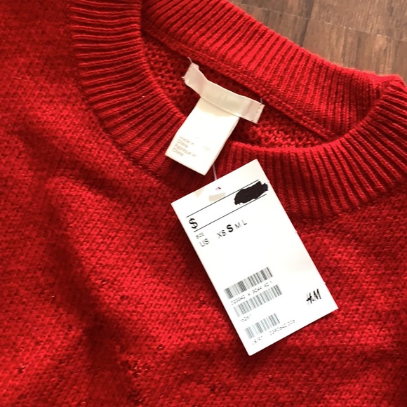 NWT H&M pull over ombré crewneck sweater - Picture 2 of 3